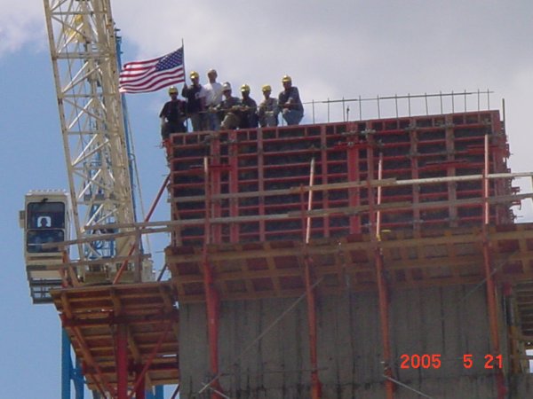 <p><strong><span style="font-family: Times New Roman; font-size: small;">Climbing Form System  for Elevator Core wall, with use of Tower Crane</span> </strong></p>